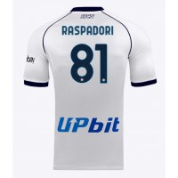 SSC Napoli Giacomo Raspadori #81 Vonkajší futbalový dres 2023-24 Krátky Rukáv